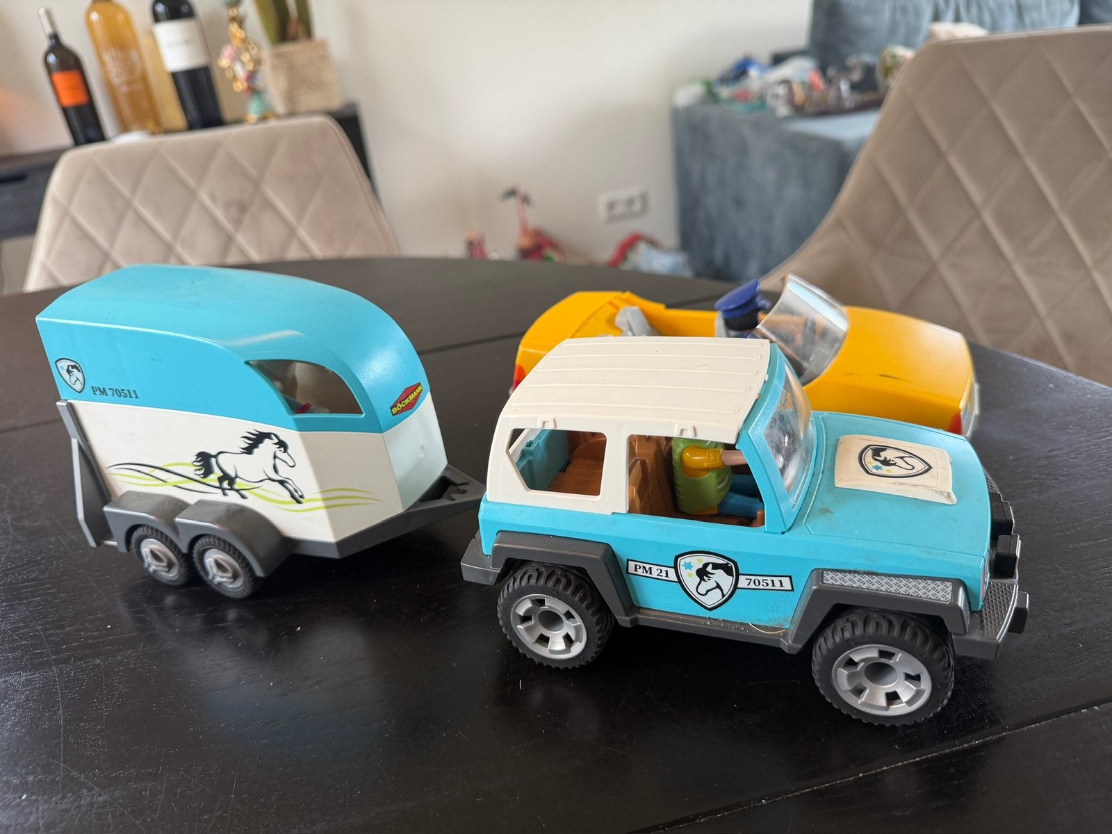 Playmobil country paardentrailer, Complete set, Voertuig, Ophalen of Verzenden, Zo goed als nieuw