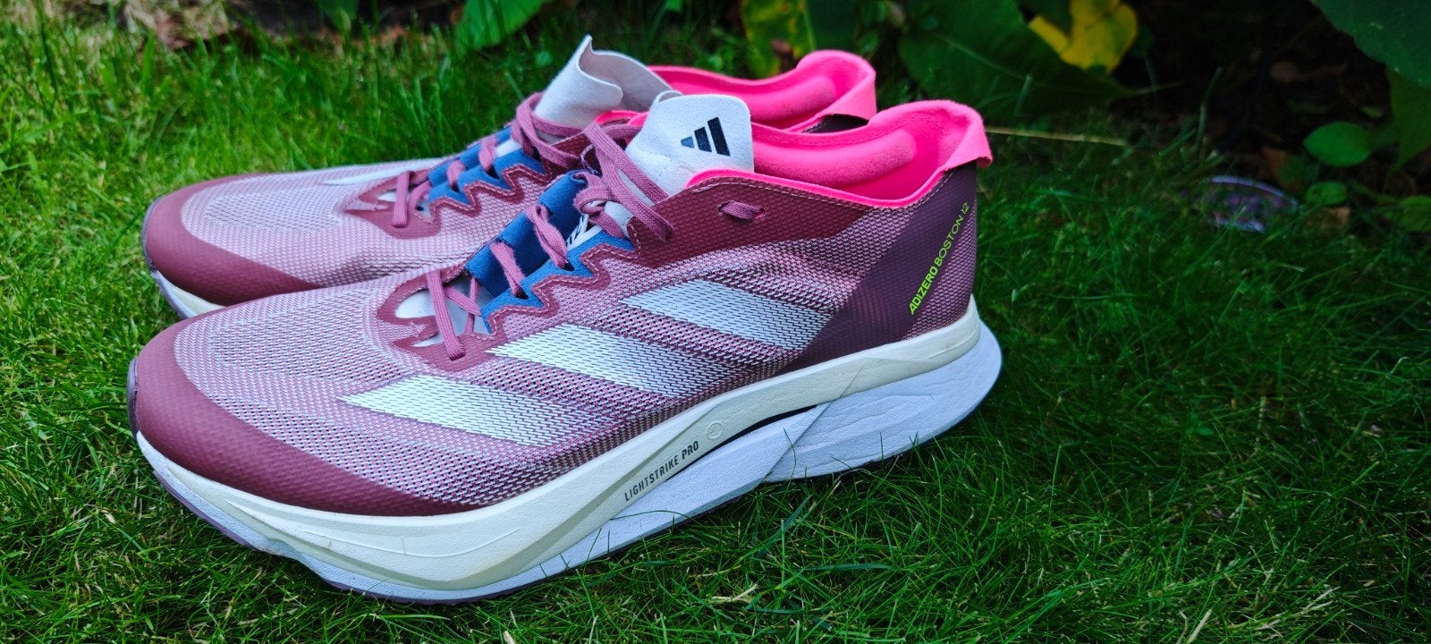Adidas Adizero Boston 12 Hardloopschoenen - Maat 44, Ophalen of Verzenden, Zo goed als nieuw, Adidas
