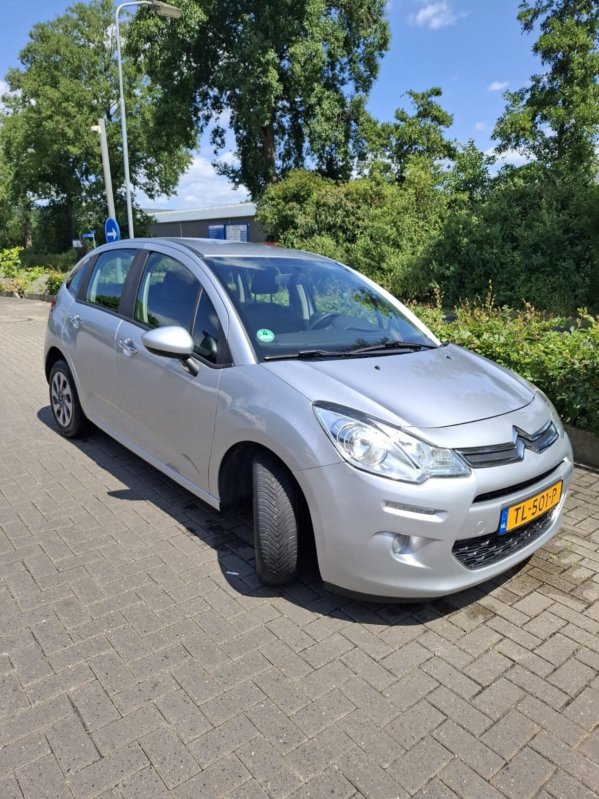 Citroën C3 1.2 VTI 60KW/82PK 2014 Grijs, Voorwielaandrijving, Stof, Parkeersensor, 31 €/maand