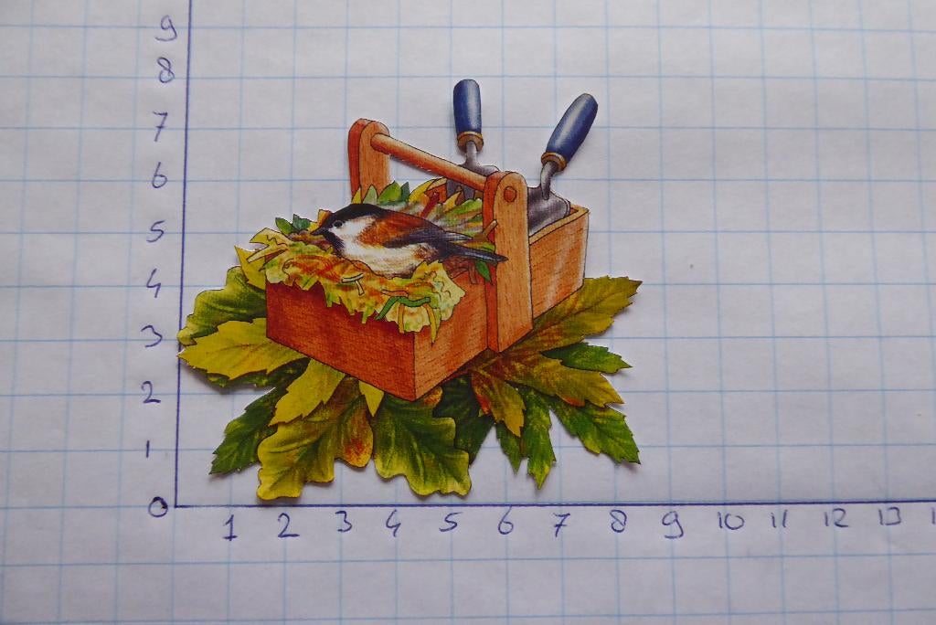 nr. 1591 - uitgeknipt 3d plaatje, Ophalen of Verzenden, Nieuw, Overige thema's, Knipvel