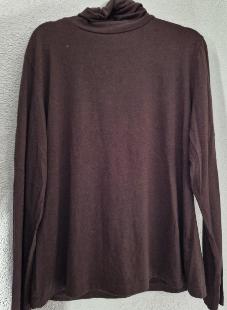 Kolletje Promiss bruine Maat XL, Kleding | Dames, Grote Maten, Promiss, Bruin, Verzenden, Nieuw