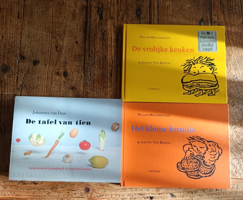 3x kookboek: 1x Johannes van Dam/ 2x Philip Mechanicus, Ophalen of Verzenden, Zo goed als nieuw, Nederland en België, Hoofdgerechten