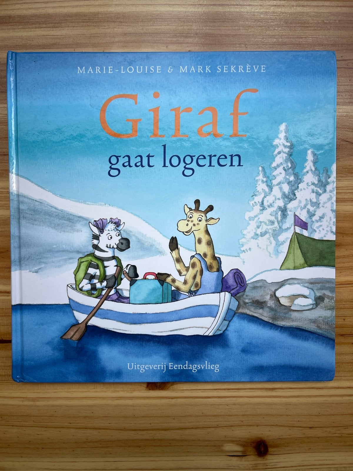 Giraf gaat logeren - Marie-Louise & Mark Sekrève, Fictie algemeen, Jongen of Meisje, Ophalen of Verzenden, Zo goed als nieuw