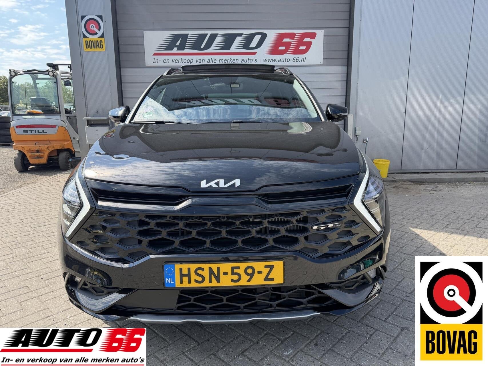Kia Sportage 1.6 T-GDi Hybrid GT-Line met Trekhaak, Adaptive Cruise Control, Gebruikt, 4 cilinders, Met garantie (alle)