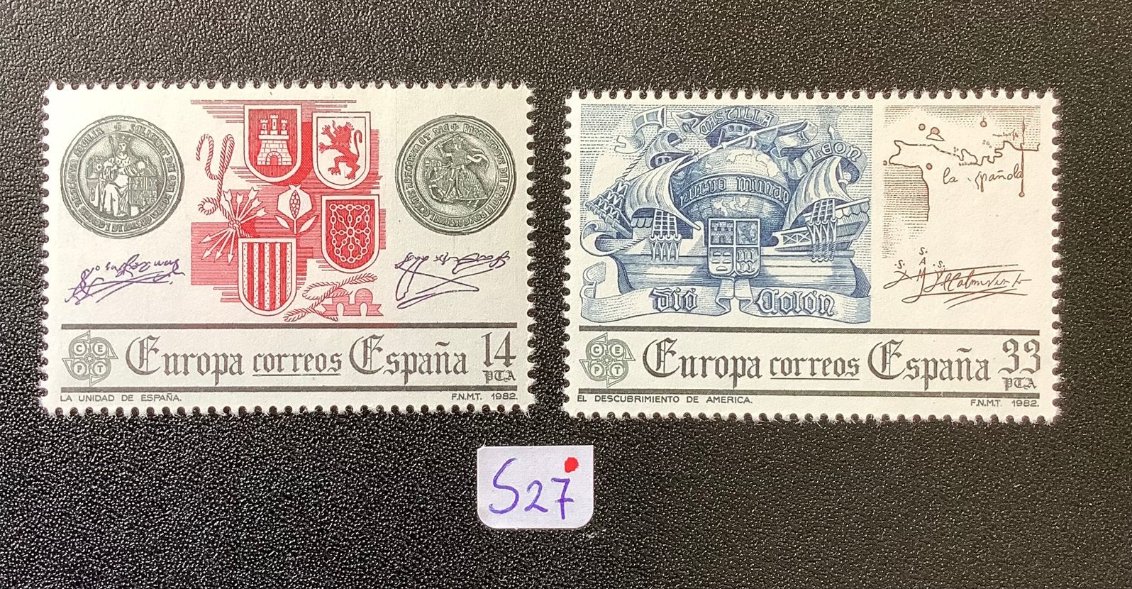 Spanje postzegels 1982 pfr Mi 2545/6, Ophalen of Verzenden, Postfris