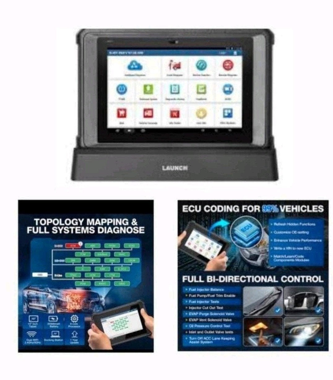 Launch X431 PAD 5 Elite Inclusief Dockingstation OBD Tester, Ophalen of Verzenden, Nieuw