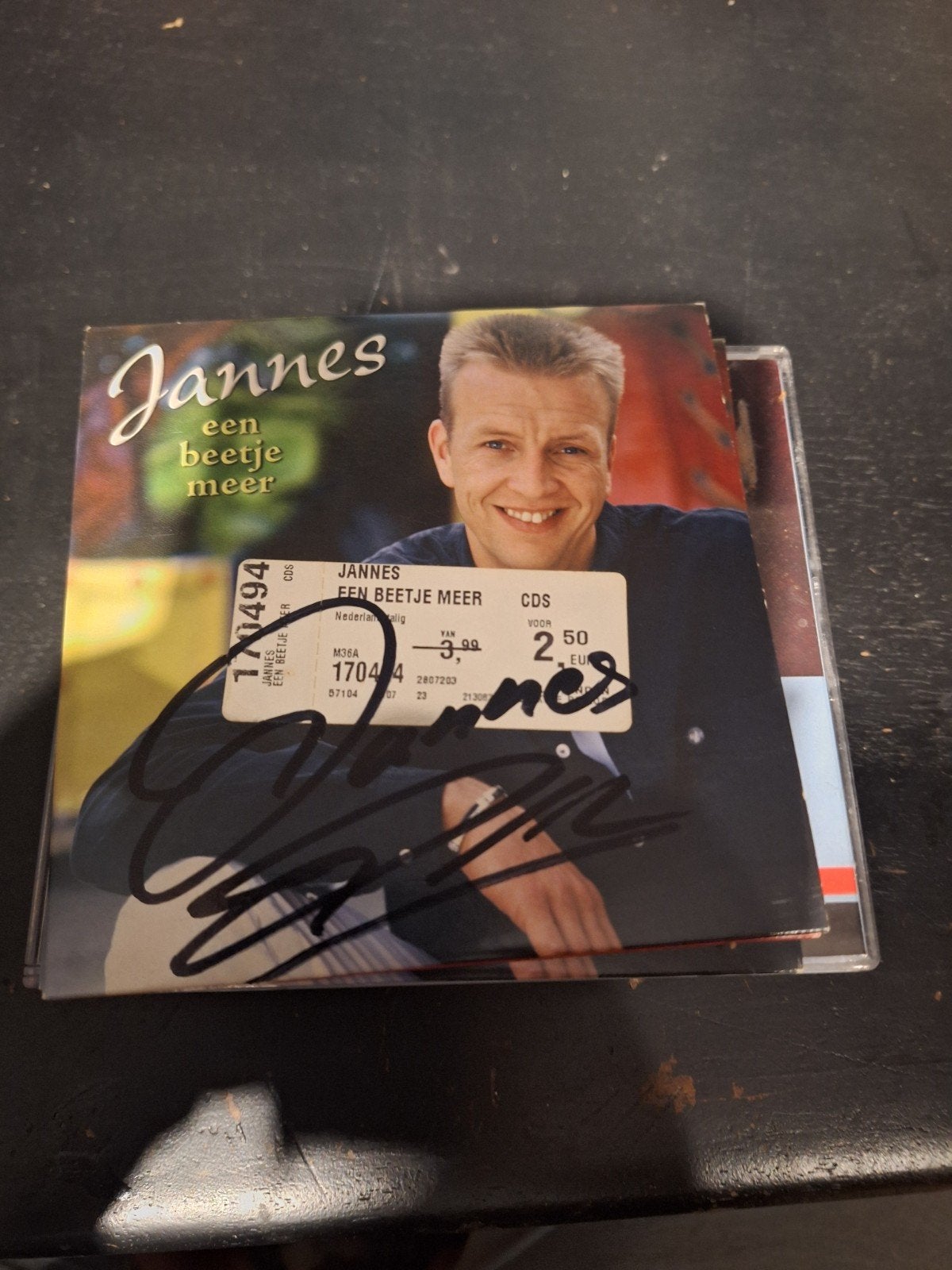 Jannes CD's - Een beetje meer, Het beste van, gesigneerd, Gebruikt, Verzamelalbum, Inclusief doosje, Schlager