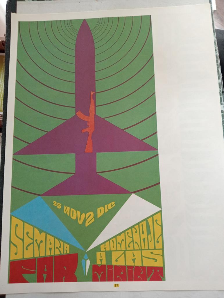 Affiche Cuba 1970, Verzamelen, Ophalen of Verzenden, Gebruikt, A1 t/m A3, Film en Tv