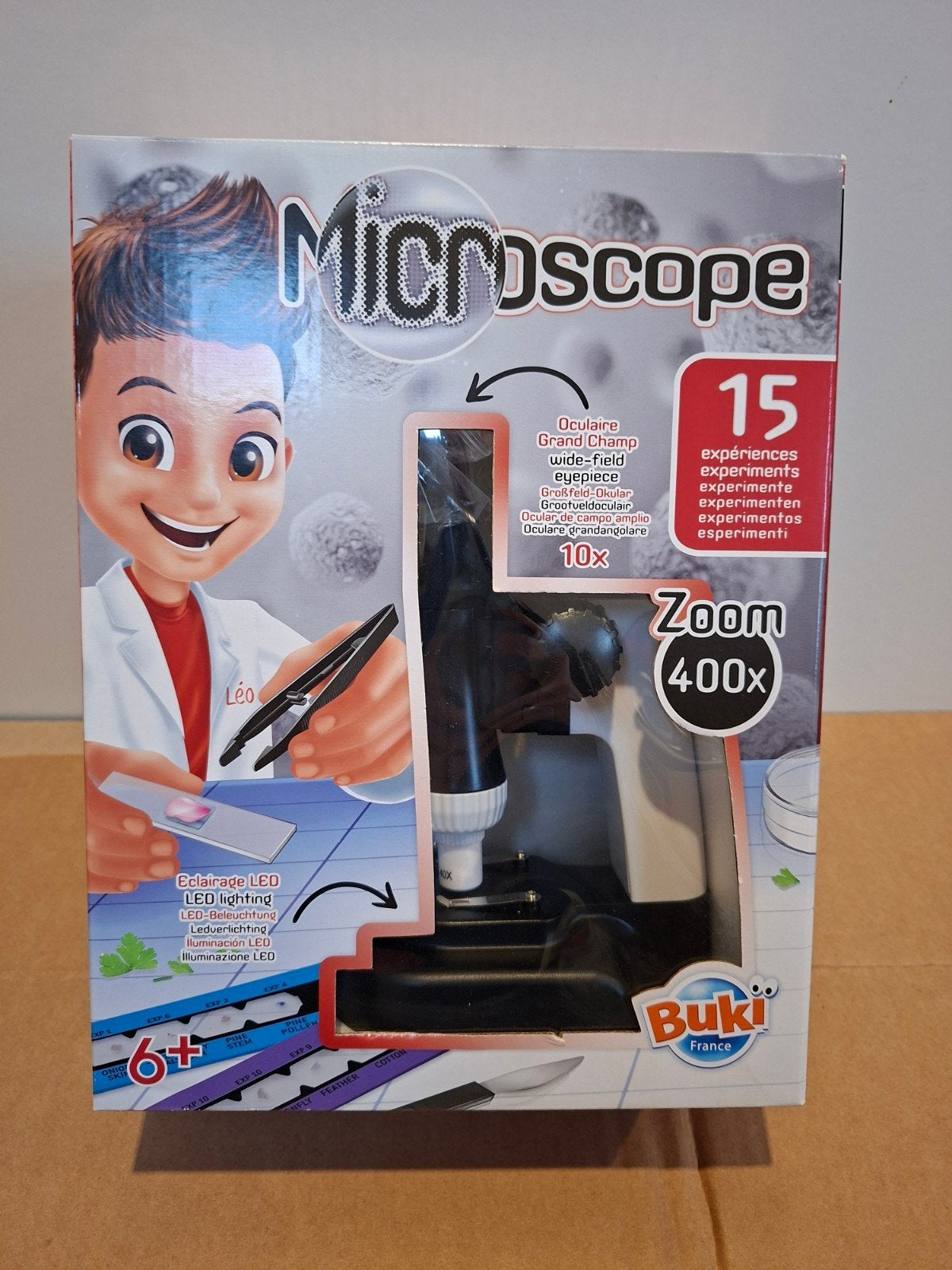 Buki Microscope - Leerzaam en Leuk! ZGAN, Ophalen of Verzenden, Zo goed als nieuw, Ontdekken