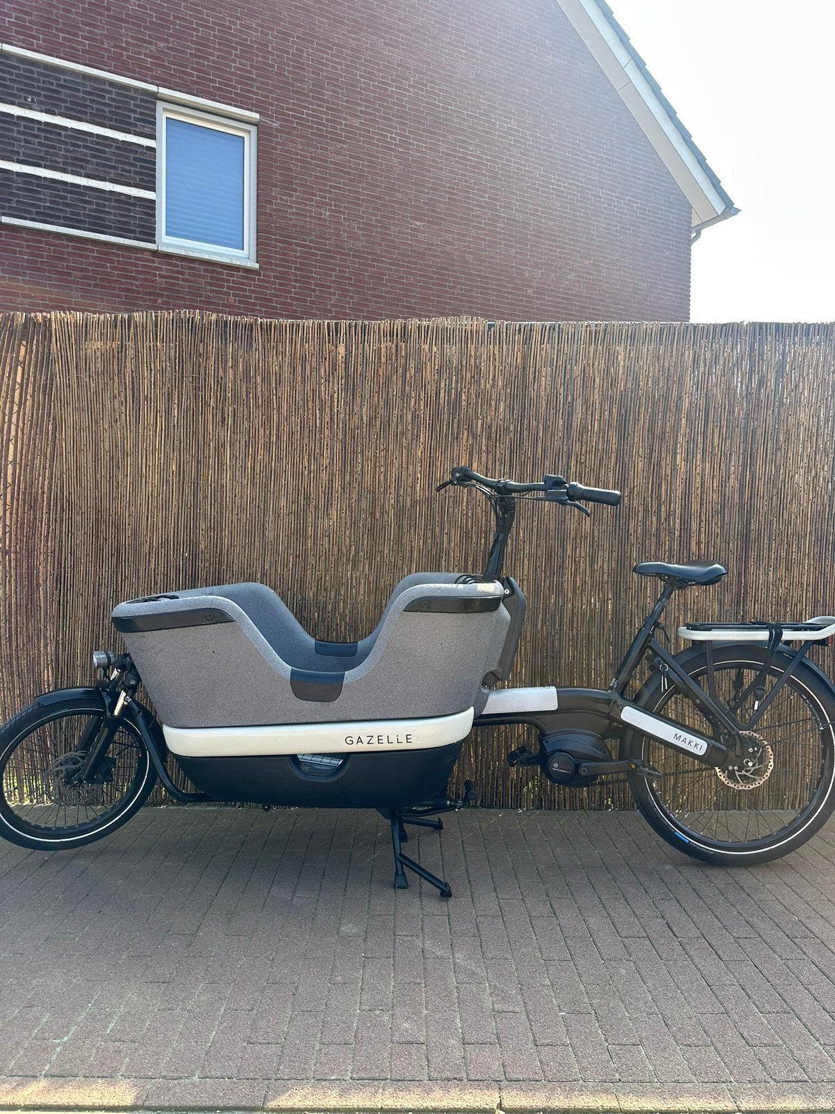 Gazelle Makki bakfiets 2024 500wh (4902km) - TOP STAAT, Fietsen en Brommers, Fietsen | Bakfietsen, Ophalen, Elektrisch, Zo goed als nieuw