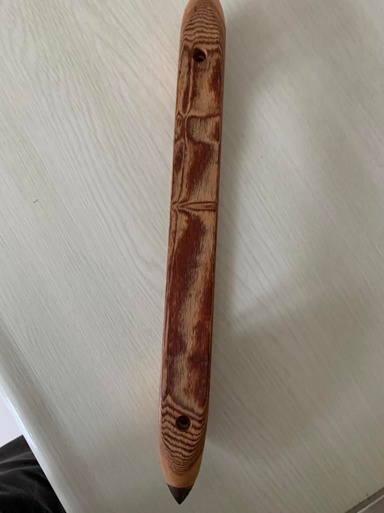 Antieke houten weefspoel/ schietspoel – decoratief & authent, Antiek en Kunst, Ophalen of Verzenden
