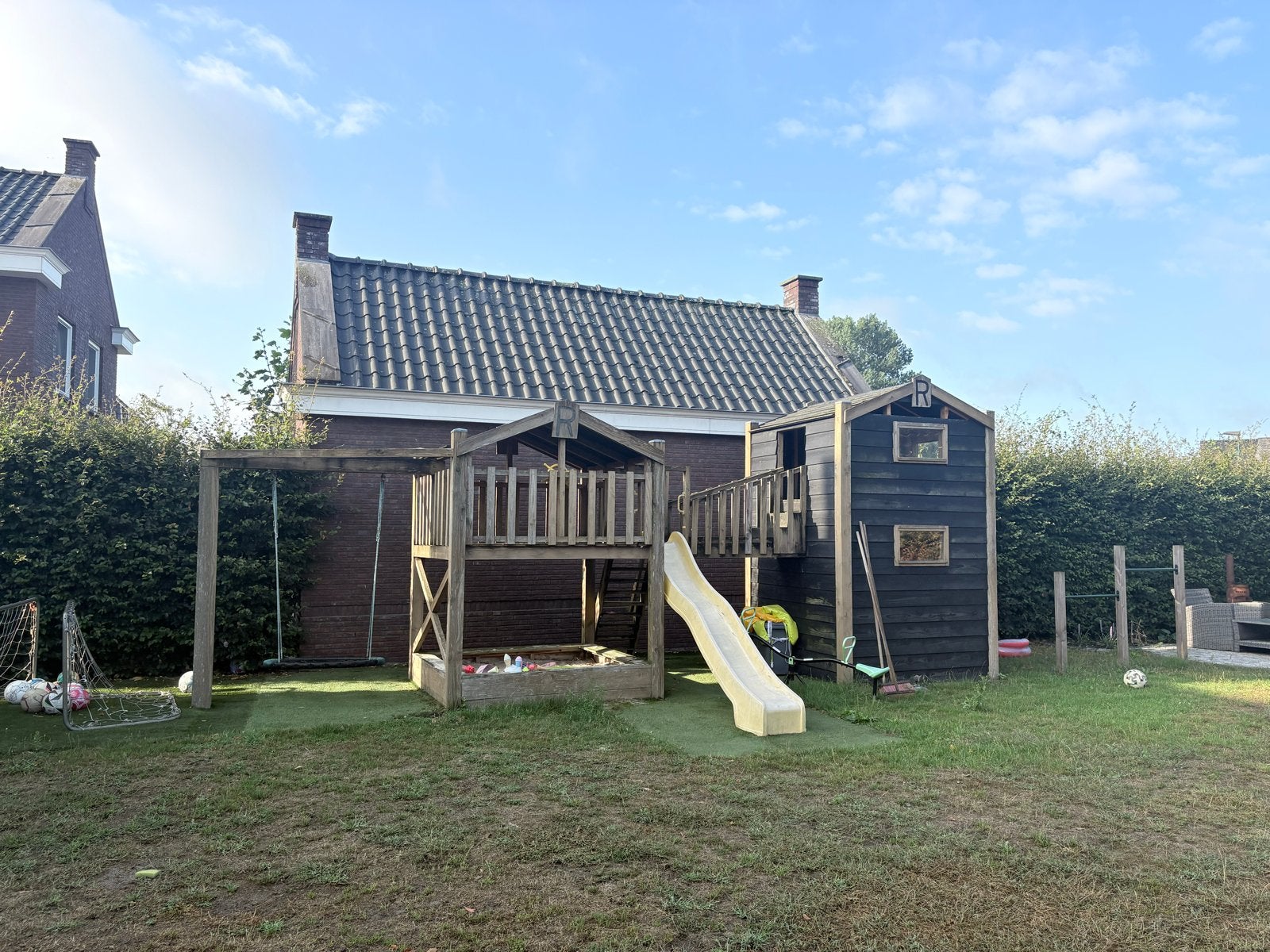 Koopje! Speelhuis met berghokje, Ophalen, Gebruikt, Hout
