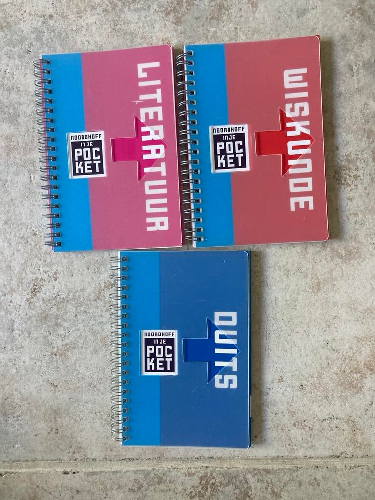 In je pocket: Duits, Wiskunde, Literatuur (Noordhoff), Ophalen of Verzenden, Alpha, Zo goed als nieuw, MBO