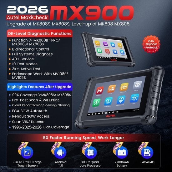Autodiagnosetool – Diagnosescanner – Foutcode Uitlezer, Corvance B.V., Verzenden, Nieuw, Corvancebol@gmail.com