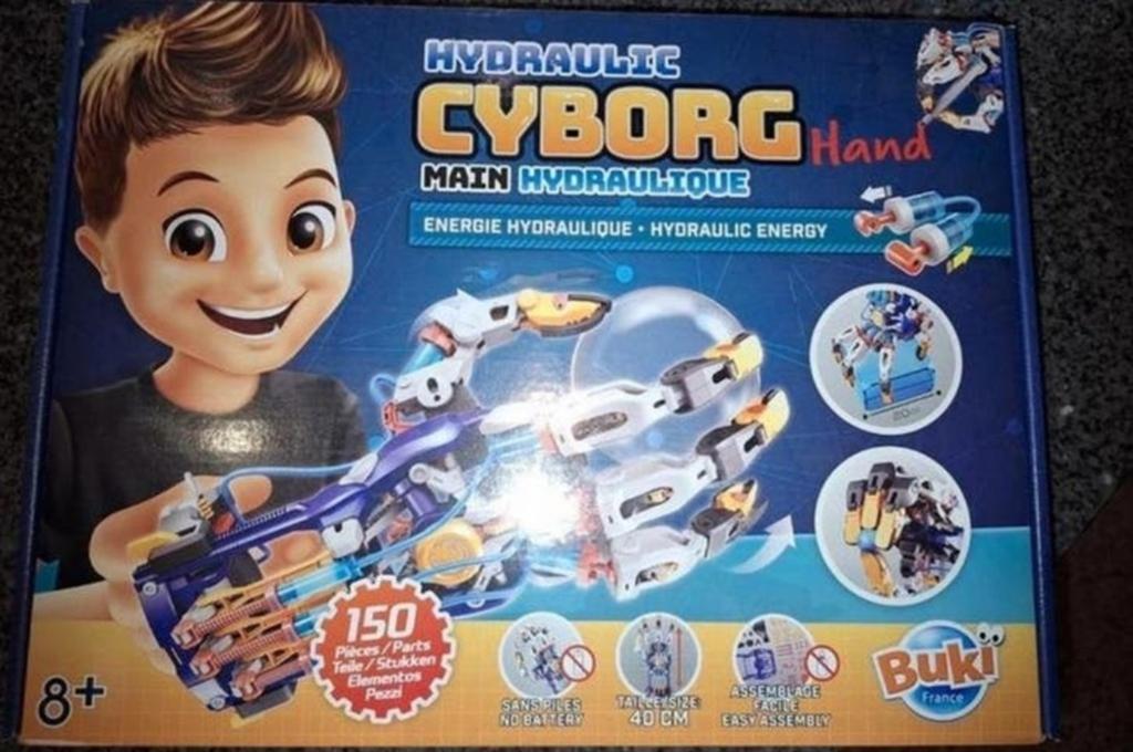 NIEUW Hydraulische Cyborg Hand - Bouwpakket 8+, Ophalen of Verzenden, Nieuw, Bouwen