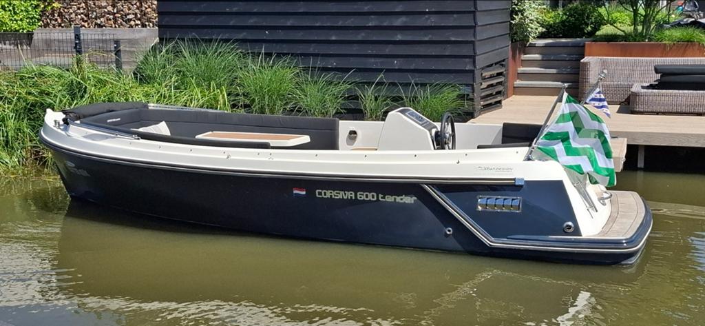 Corsiva 600 Tender 2016 met dieselmotor (NIEUWE KAP!), Watersport en Boten, Ophalen, Tender, Gebruikt, 6 m
