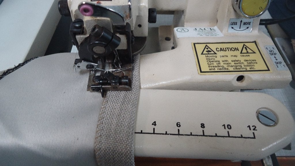 Industrie Blindzoommachine Global (Semi, Overige merken, Gebruikt, Ophalen of Verzenden, Naaimachine