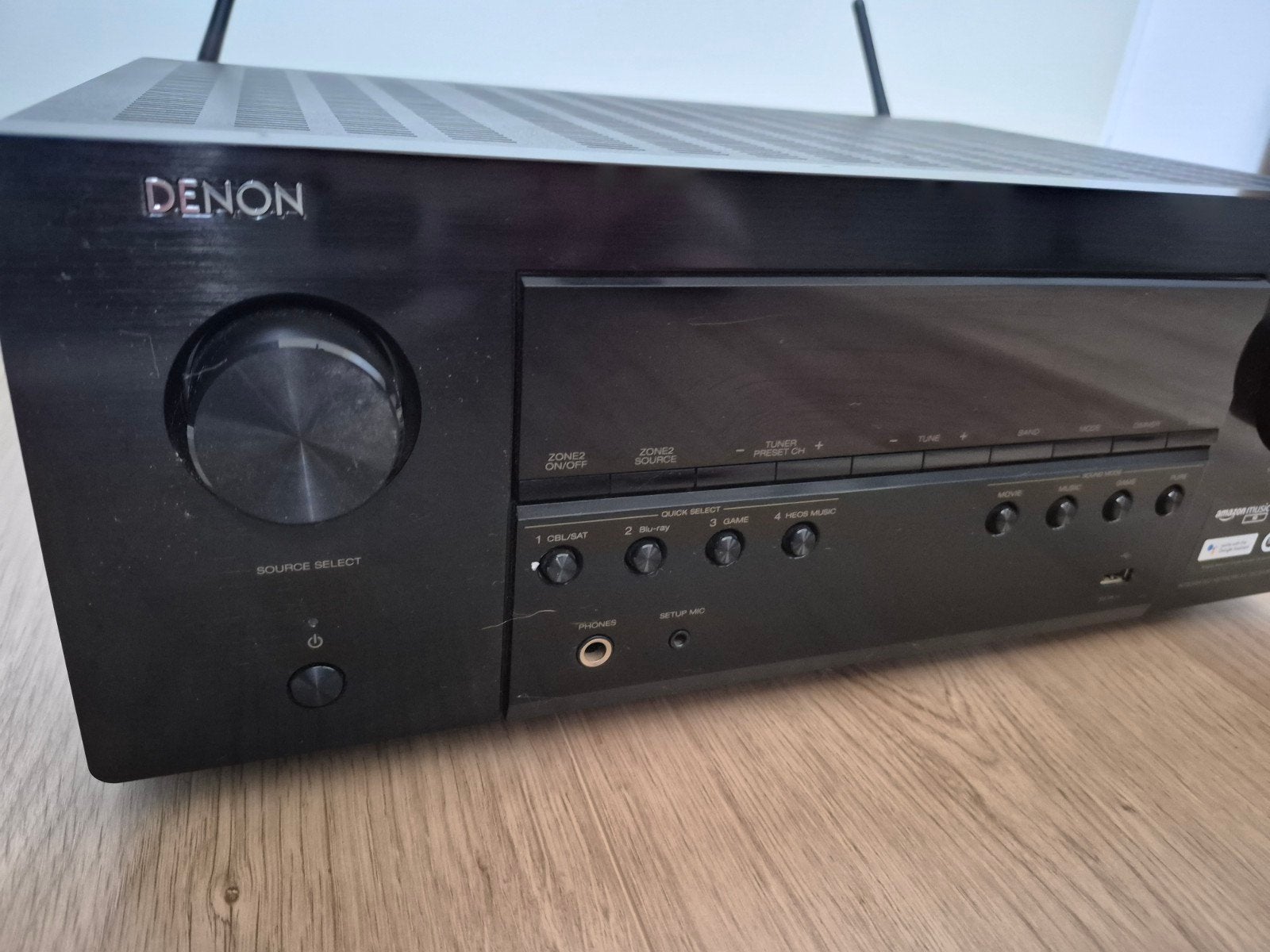 Denon 7.2 8K dolby atmos receiver met HEOS WiFi en Bluetooth, Ophalen, Denon, Zo goed als nieuw, 120 watt of meer