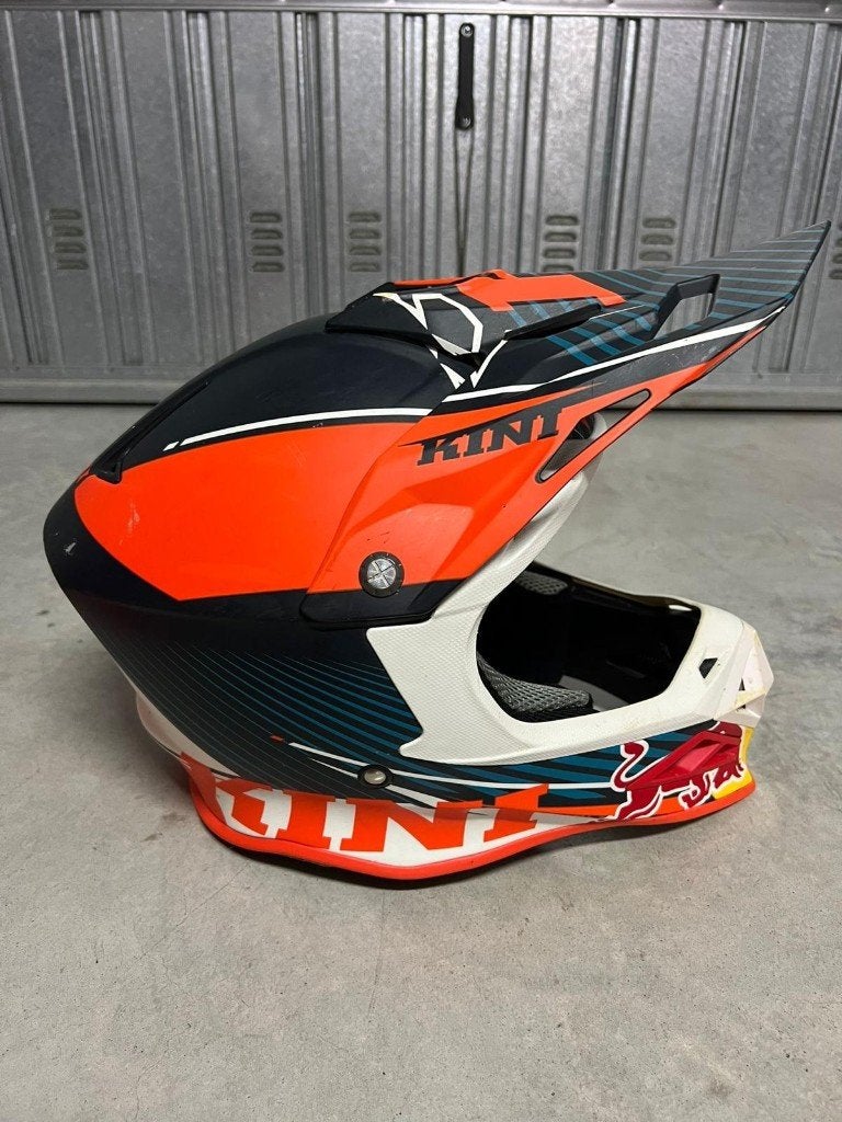 Kini Red Bull Competition motorhelm – maat M / 58, Overige merken, M, Ophalen of Verzenden, Integraalhelm