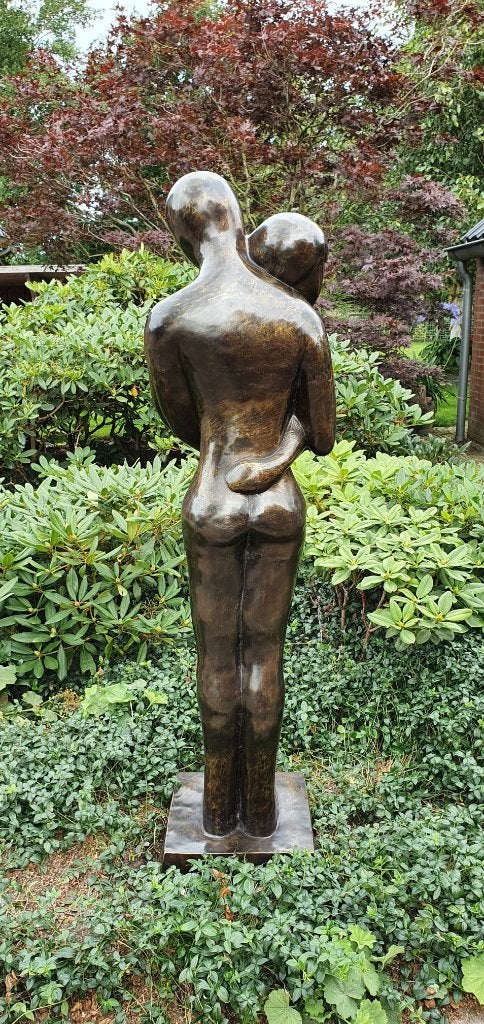 OMHELZING/ bronzen beeld / xxl / 145 cm hoog, Ophalen, Nieuw, Peize, Info@huisentuindecoratiemarie.nl
