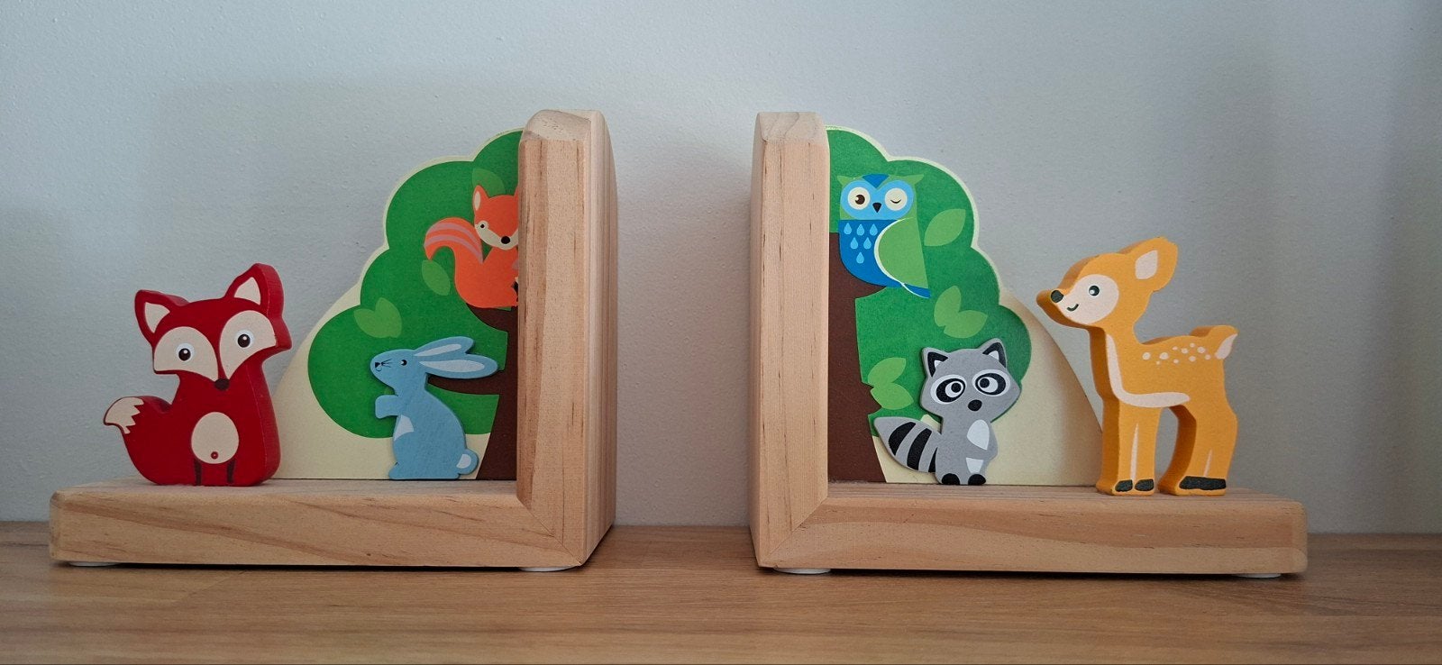 Boekensteunen bosthema, Ophalen of Verzenden, Zo goed als nieuw, Overige typen