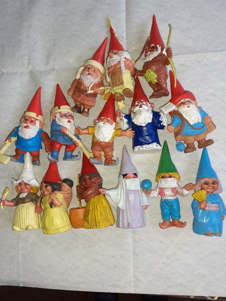 david de kabouter,14 stuks,verschillende, Verzamelen, Poppetjes en Figuurtjes, Ophalen of Verzenden