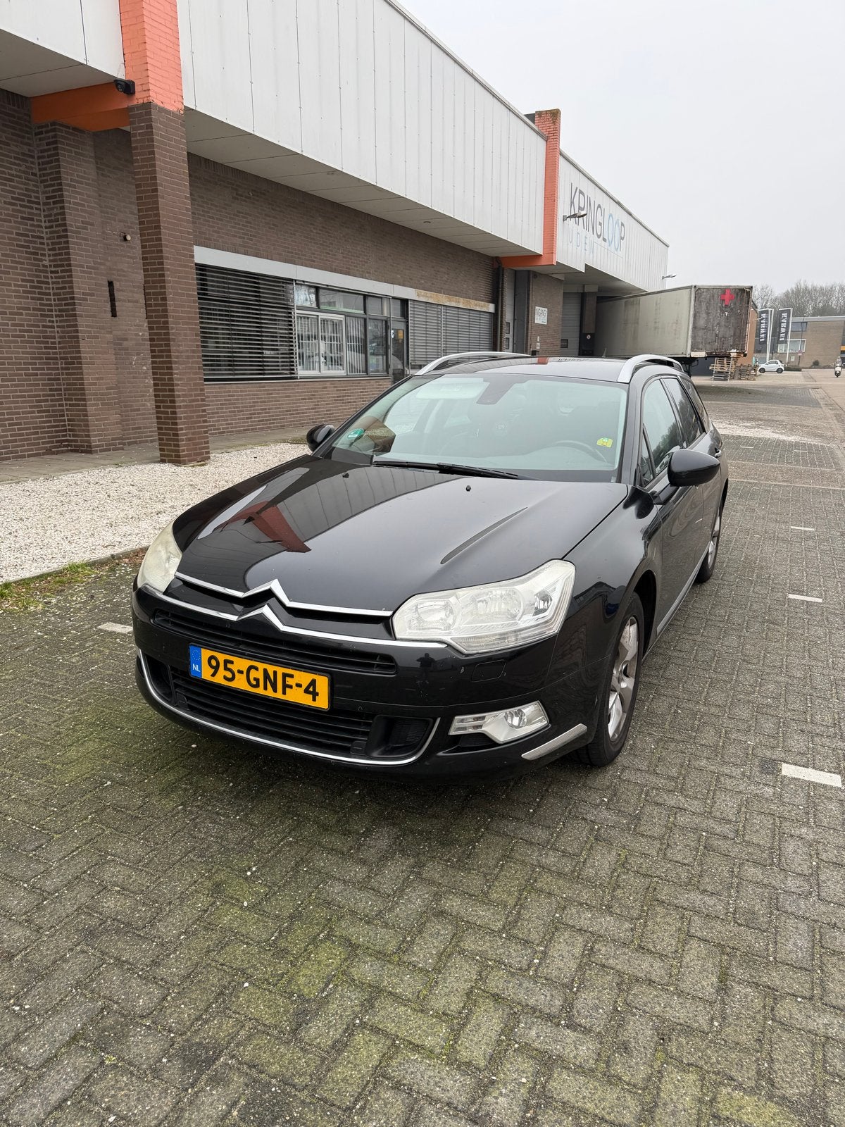 Citroën C5 2.0 16V Tourer 2008 Zwart, Auto's, Citroën, Voorwielaandrijving, 4 cilinders, 1553 kg, Zwart