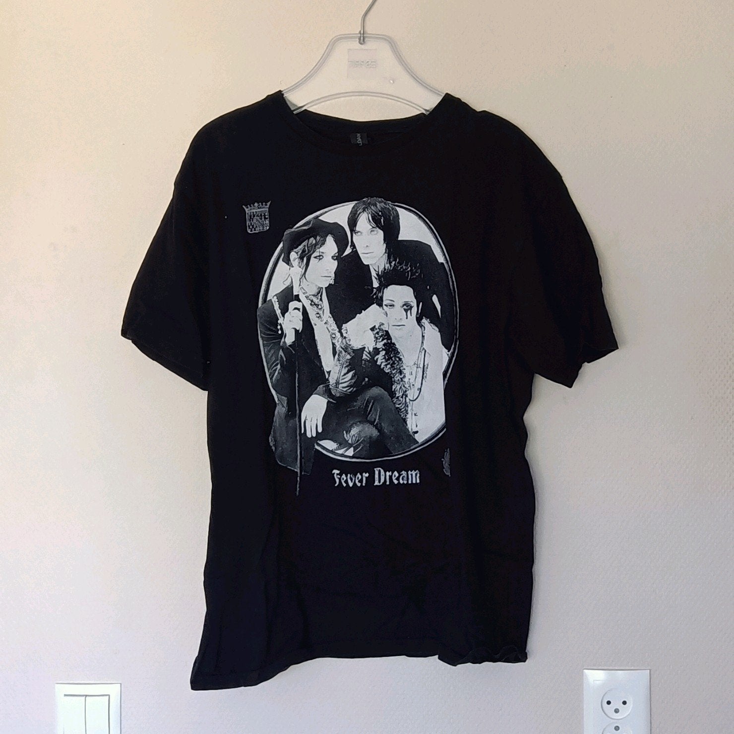 Palaye royale tour shirt fever d maat L, Ophalen of Verzenden, Zo goed als nieuw, Maat 52/54 (L), Zwart
