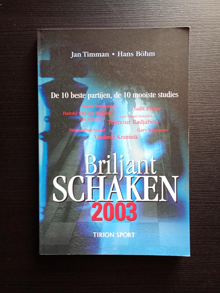 Briljant schaken 2003, Hobby en Vrije tijd, Denksport en Puzzels, Ophalen of Verzenden, Minder dan 500 stukjes, Zo goed als nieuw