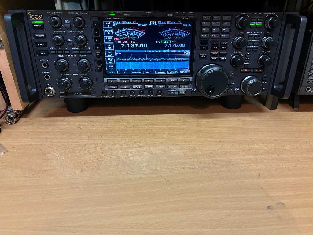 Icom IC-7800 V2 200 Watt HF/50MHz Transceiver, Ophalen, Zo goed als nieuw, Zender en Ontvanger