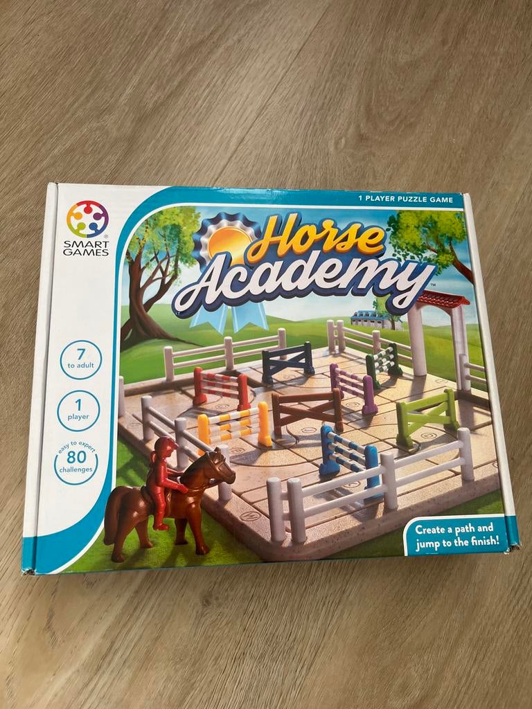 SmartGames Horse Academy - Logisch denkspel, Ophalen, Minder dan 500 stukjes, Zo goed als nieuw, Overige typen