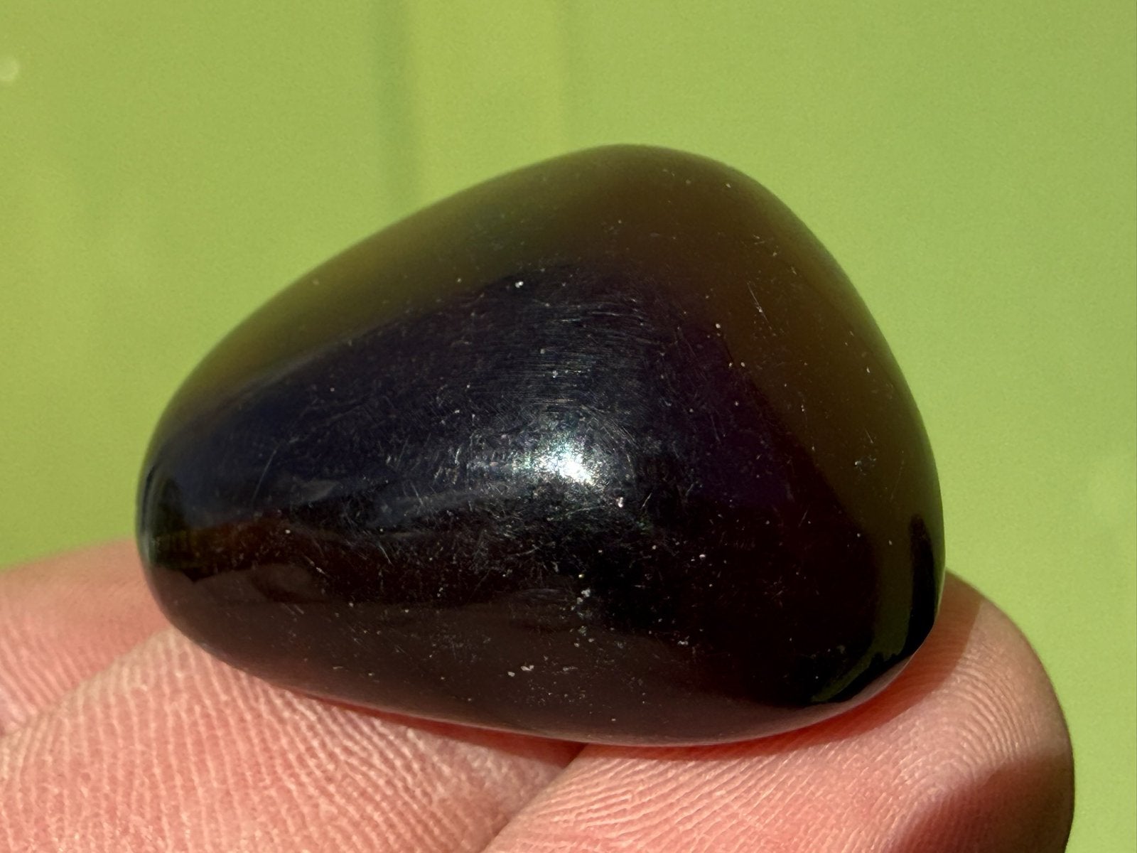 Blauwe Barnsteen Amber Indonesië Uv Actief, Ophalen of Verzenden, Mineraal