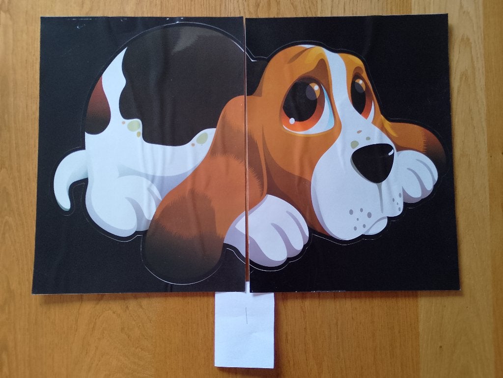 Sticker 1 voor de afvalbak Hond(bubbels), Ophalen of Verzenden, Zo goed als nieuw, Dier en Natuur