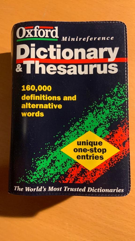 Oxford - Dictionary & thesaurus, Ophalen of Verzenden, Zo goed als nieuw, Overige uitgevers, Engels