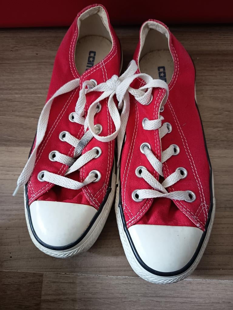 Converse All Star sneakers rood maat 36, Converse, Ophalen of Verzenden, Sneakers of Gympen, Gedragen