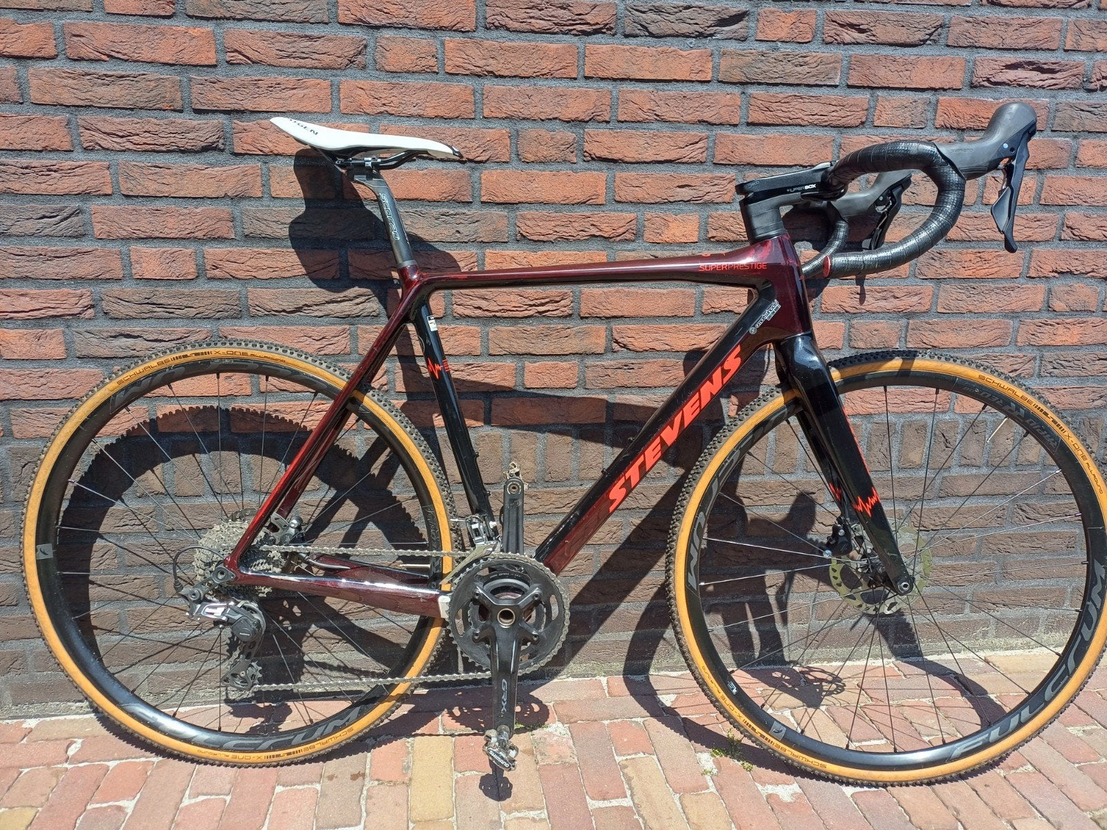 Stevens super prestige 56, Gebruikt, Carbon, Meer dan 20 versnellingen, Schijfrem