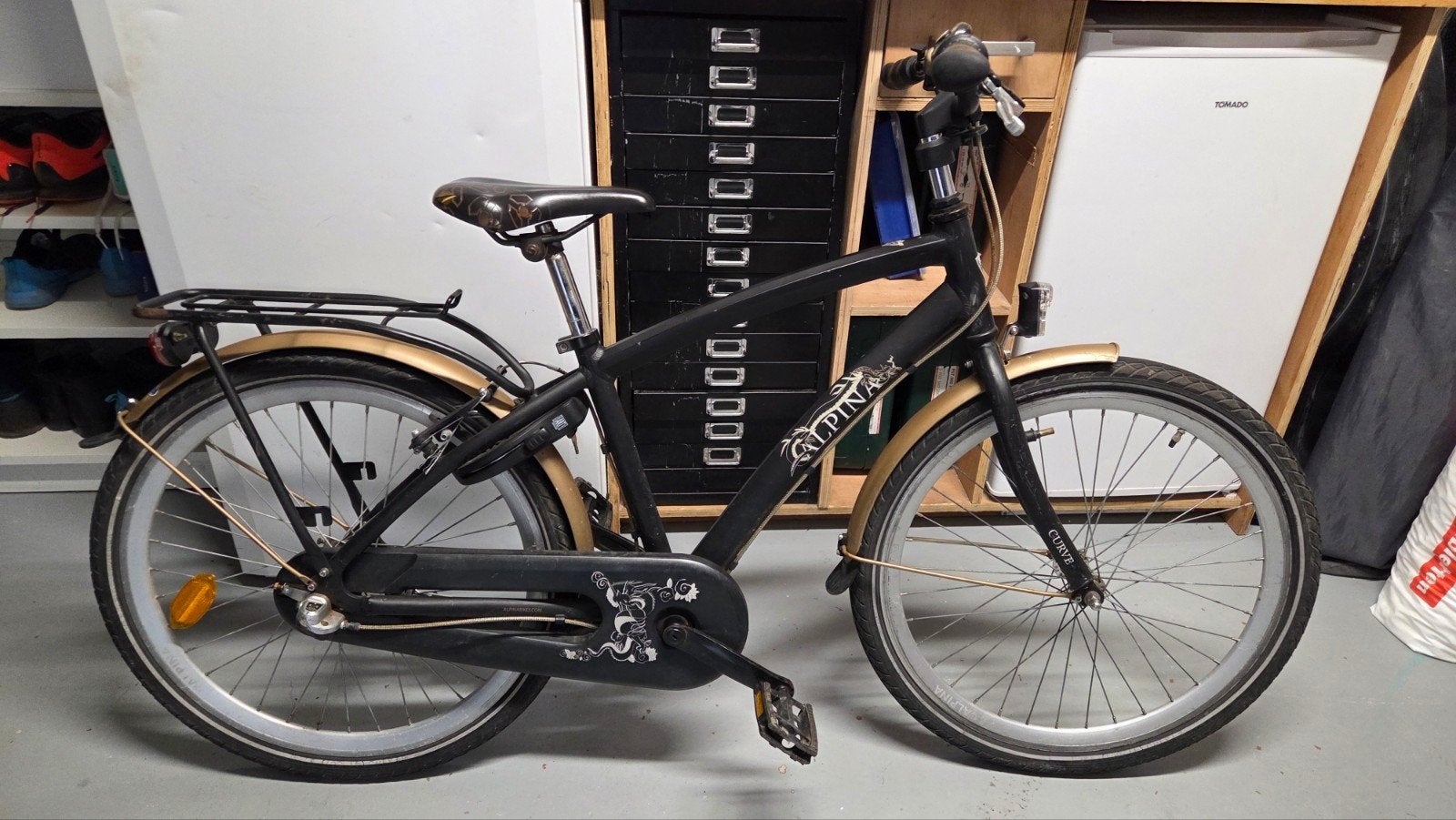 Alpina fiets 24 inch, Fietsen en Brommers, Velgrem, Versnellingen, Ophalen, Overige merken