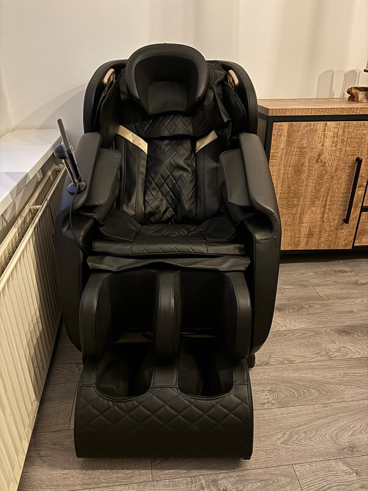 Luxe Molini Massagestoel met Verwarming & Zero Gravity, Ophalen, Zo goed als nieuw, Massagestoel of Kussen