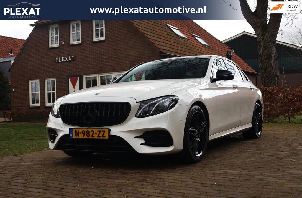Mercedes-Benz E-klasse 200 Prestige Aut. | 43-AMG Uitgevoerd, Auto's, Automaat, Achterwielaandrijving, Gebruikt, 4 cilinders