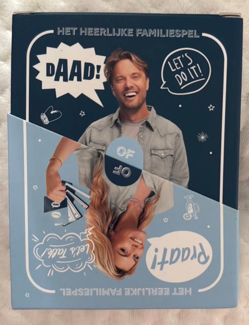 Te koop nieuw  Praat of Daad – Familie Kaartspel, Hobby en Vrije tijd, Een of twee spelers, Ophalen of Verzenden, Nieuw