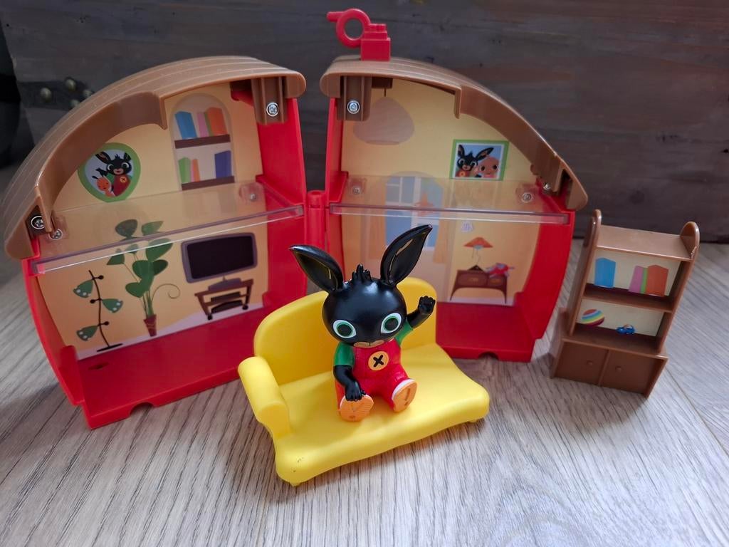 Bing mini huis set met Bing poppetje en meubels, Ophalen, Zo goed als nieuw, Jongen of Meisje