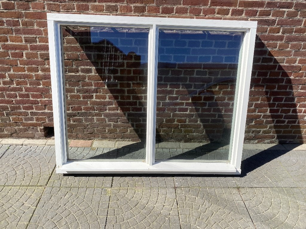 klein kozijn met dubbelglas, Gebruikt, Raamkozijn, Minder dan 75 cm, Inclusief glas