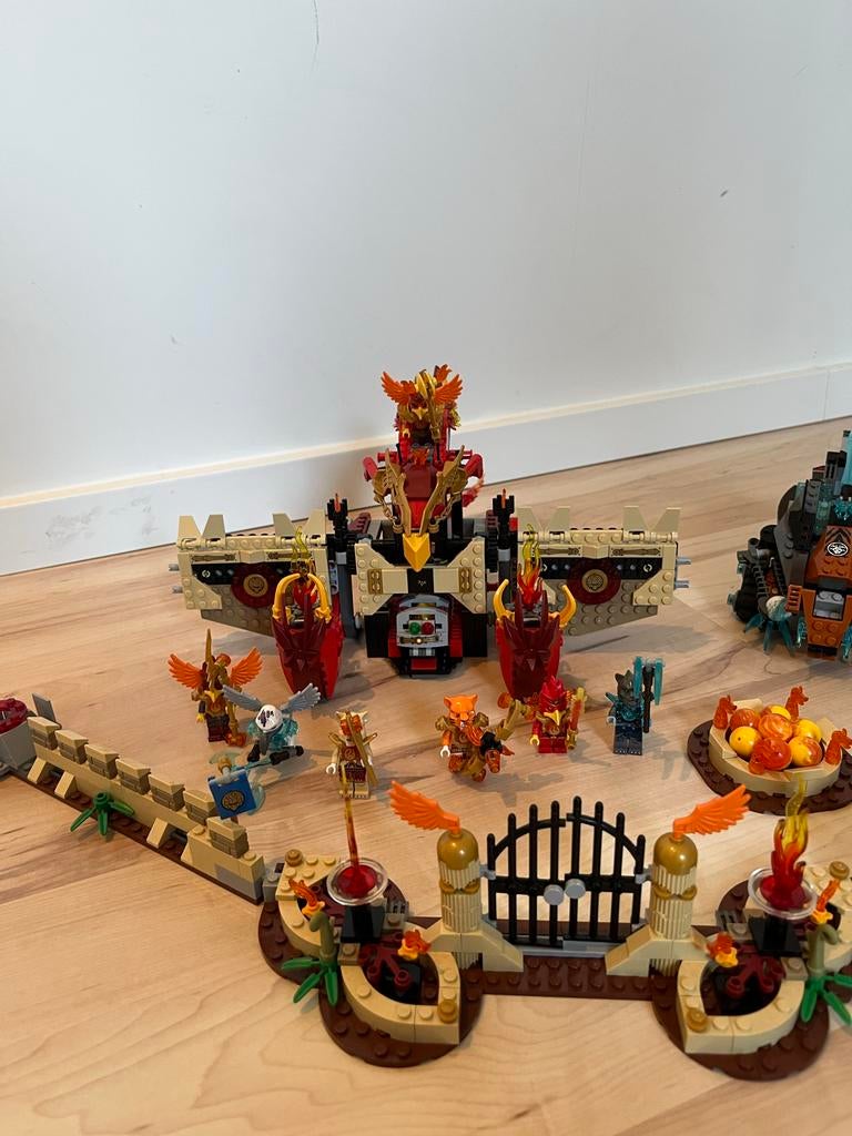 Lego Chima:70146, Inclusief minifiguren, Gebruikt, Overige thema's, Lego