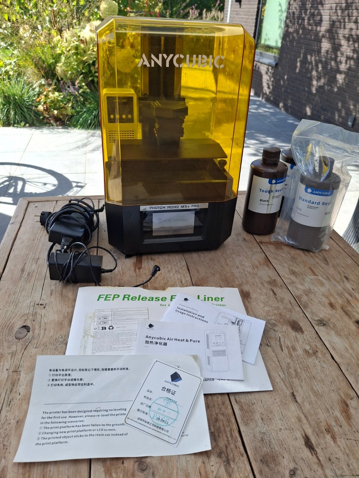 ANYCUBIC Photon Mono M5s Pro resin 3D-printer, Computers en Software, Gebruikt, Ingebouwde Wi-Fi, Ophalen of Verzenden, Resin/Hars