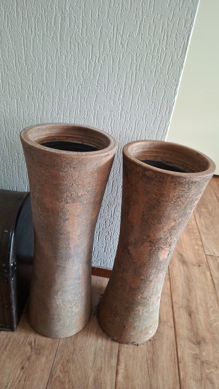 Terracotta Vazen, Tuin en Terras, Ophalen, Rond, Zo goed als nieuw, Minder dan 40 cm