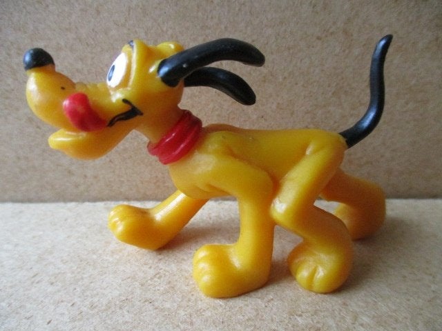 adv9904 pluto poppetje 3, Ophalen, Goofy of Pluto, Gebruikt, Beeldje of Figuurtje