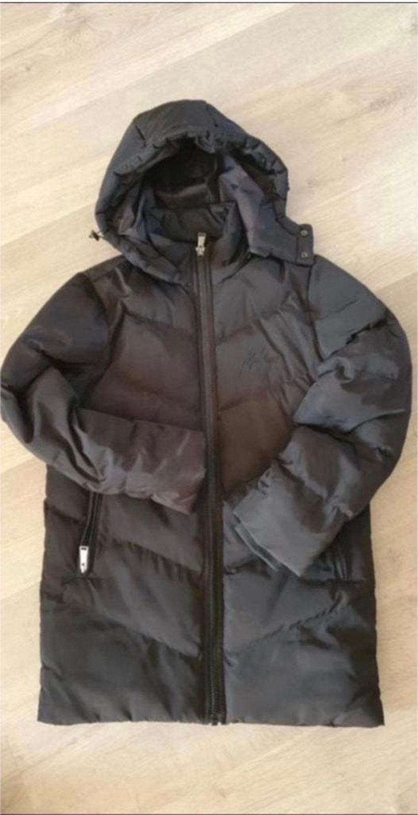 Malelions jas XXS, Ophalen, Zo goed als nieuw, Maat 34 (XS) of kleiner, Zwart