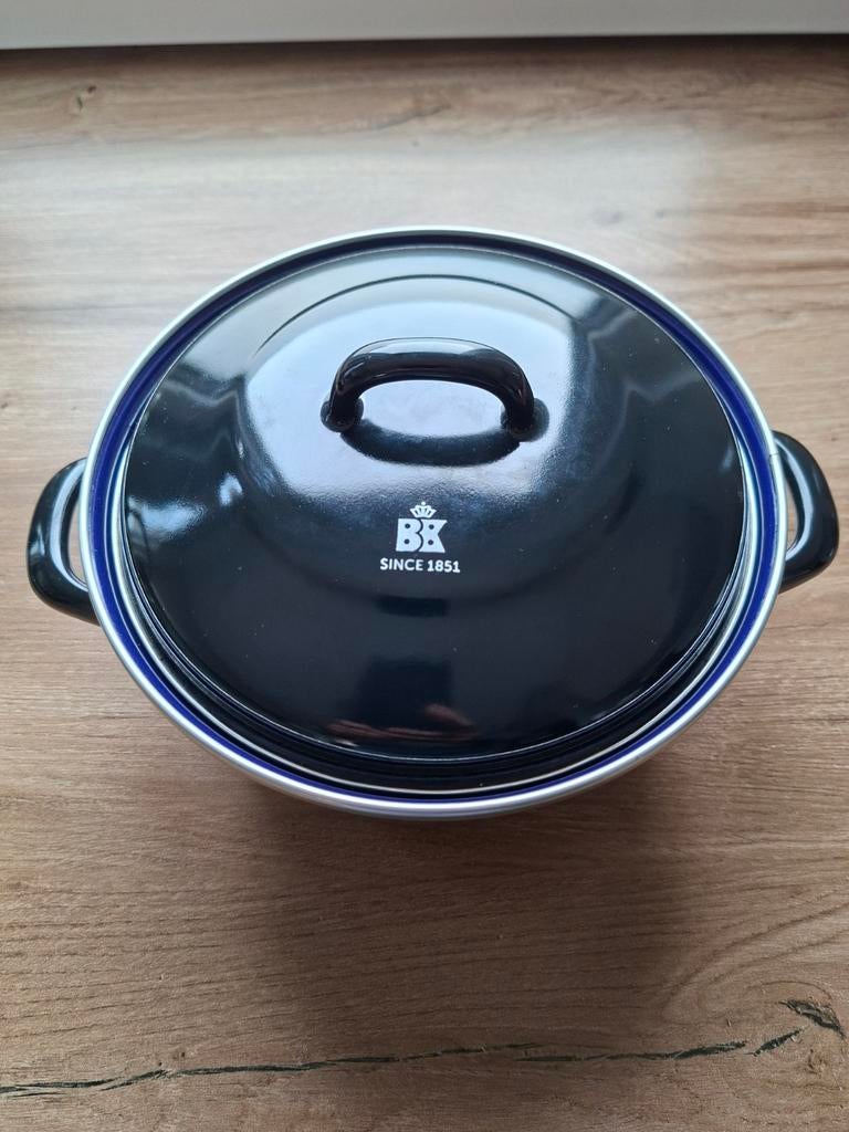BK braadpan 21 cm, Ophalen, Zo goed als nieuw, Gietijzer, Koekenpan of Braadpan