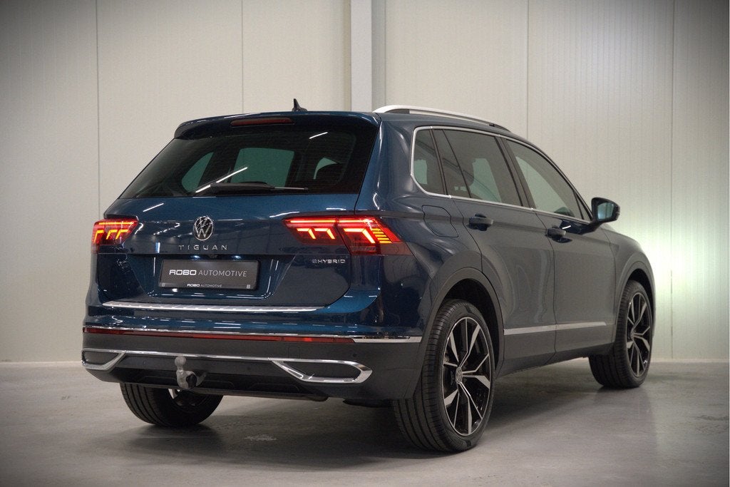 Volkswagen Tiguan 1.4 TSI eHybrid Elegance Business | Stoelv, Auto's, 1716 kg, Stof, 4 cilinders, Blauw