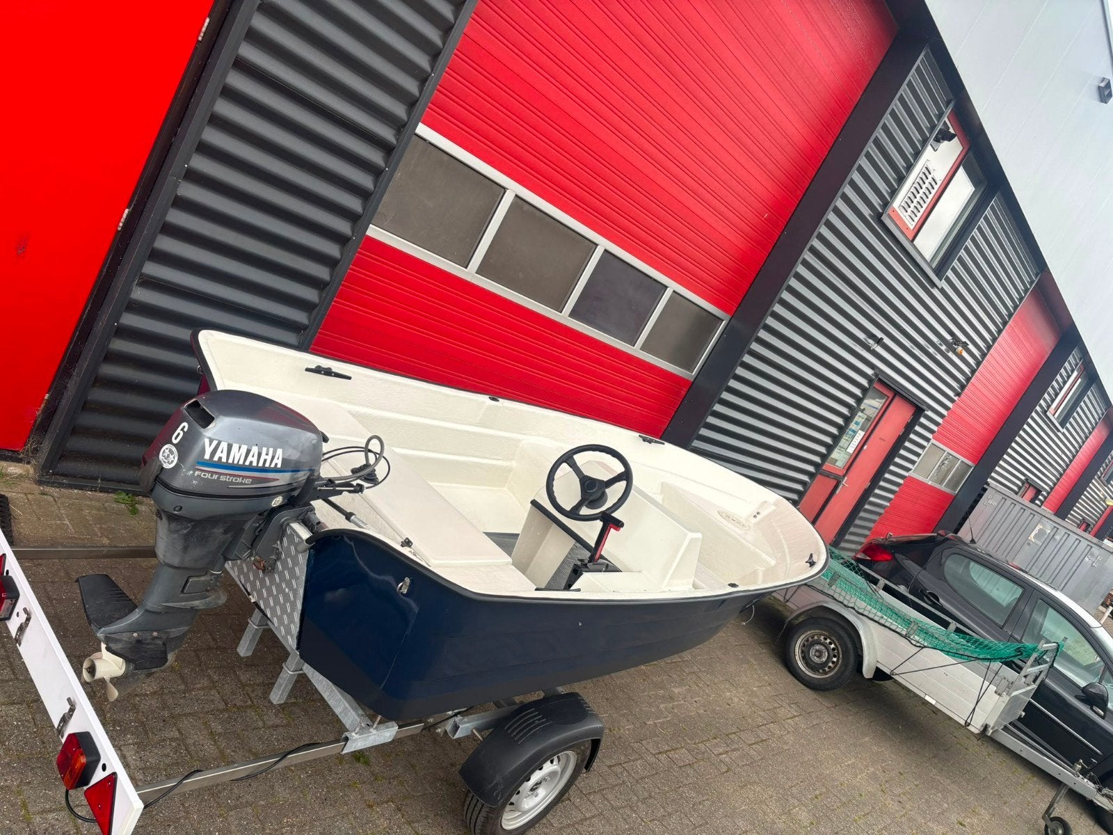 Zeer nette ryds consoleboot 6pk yamaha en trailer, Ophalen, Polyester, Buitenboordmotor